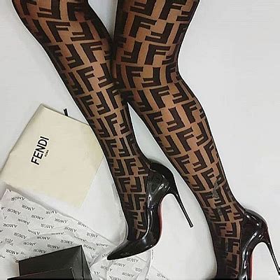 faux fendi tights|fendi tights size ii.